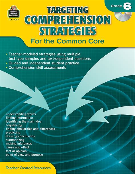 targeting comprehension strategies for the common core grd 6 Doc